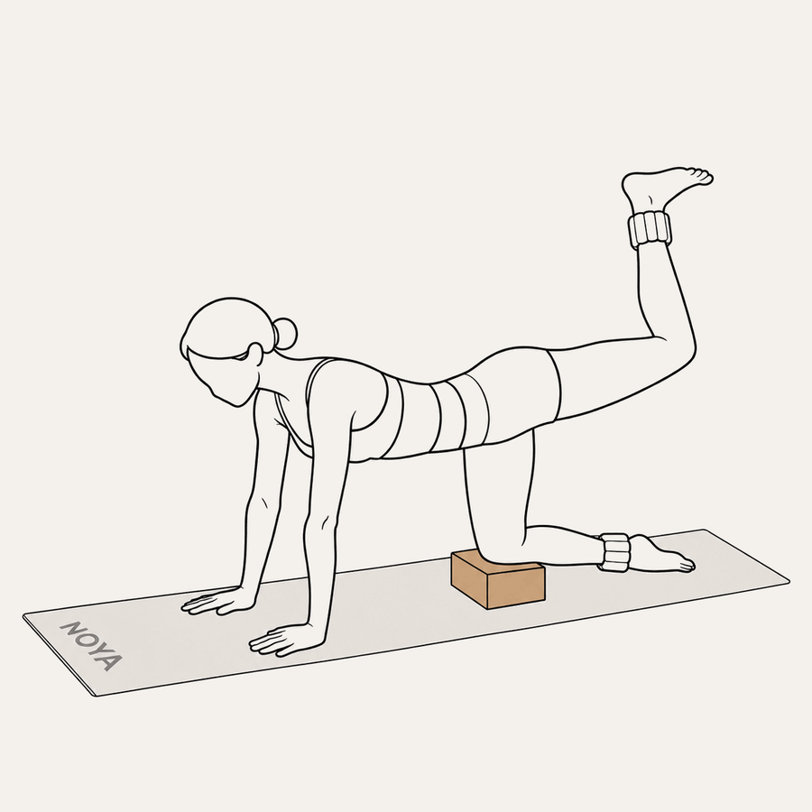 Kickback on all fours